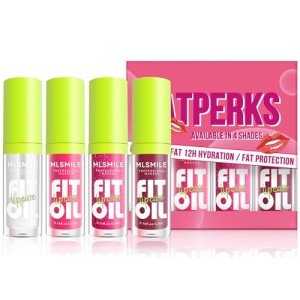 Hydrating Lip Oil Set - 4 Colors for Glowing Lips