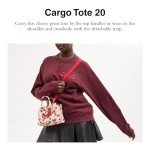 Chalk Multi Organic Beauty Cargo Tote 20