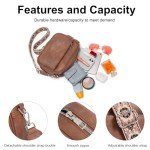 Trendy Vegan Leather Crossbody Bag for Women