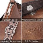 Organic Leather Crossbody Purse with Adjustable Strap