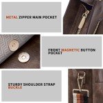 Trendy Vegan Leather Hobo Bag with Adjustable Strap