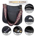 Viva Terry Vegan Leather Crossbody Bag (Black)