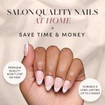 Glamnetic Press-On Nails: French Pearl Almond Tips