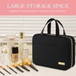 Spacious Waterproof Travel Toiletry Bag with Hook