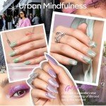 Spring Cat Eye Gel Nail Polish Kit with UV Light