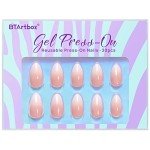 Vanilla Cream Almond Dermato-Friendly Press On Nails