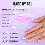 Vanilla Cream Almond Dermato-Friendly Press On Nails