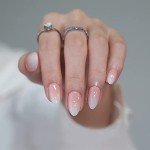 Vanilla Cream Almond Dermato-Friendly Press On Nails