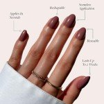 Glamnetic Mauve Press On Nails - 30 Count