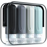 TSA Approved Silicone Travel Bottles - 4 Pack