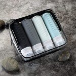 TSA Approved Silicone Travel Bottles - 4 Pack