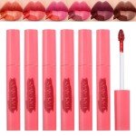 6PCS Peel Off Lip Liner and Stain Set