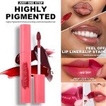 6PCS Peel Off Lip Liner and Stain Set