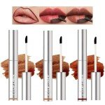 3-Piece Waterproof Peel Off Lip Liner Set
