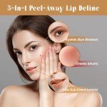 3-Piece Waterproof Peel Off Lip Liner Set