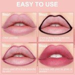 Organic Rose Lip Liner - Long-Lasting Matte Tint