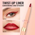 Oulac 2in1 Waterproof Red Eyeliner and Lip Liner