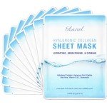 10 Pack Collagen Peptide Hydrating Face Masks