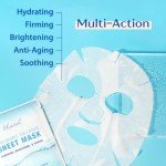 10 Pack Collagen Peptide Hydrating Face Masks
