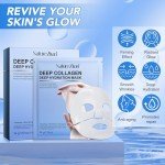 GOGIFTGO Deep Hydrating Collagen Face Mask Set