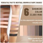 SUSIKEKI 6 Color Organic Eyeshadow Palette Matte Naked