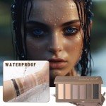 SUSIKEKI 6 Color Organic Eyeshadow Palette Matte Naked