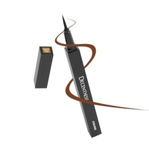 Ultra-Fine Waterproof Vegan Liquid Eyeliner - Caramel Brown