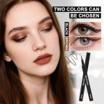Ultra-Fine Waterproof Vegan Liquid Eyeliner - Caramel Brown