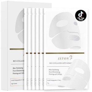 6 Pack Bio-Collagen Anti-Wrinkle Face Masks