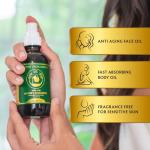 Unscented Organic Face and Body Oil for Sensitive Skin