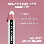 Sacheu Cheek STAY-N Liquid Blush - Buildable, Dewy Color