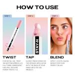 Sacheu Cheek STAY-N Liquid Blush - Buildable, Dewy Color