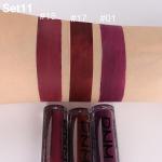 Dark Red Matte Liquid Lipstick Set - 3 Pcs