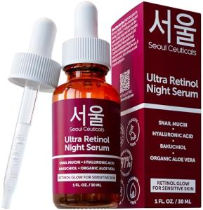 SeoulCeuticals Korean Retinol Night Serum 1oz