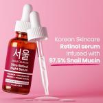 SeoulCeuticals Korean Retinol Night Serum 1oz