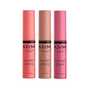 NYX Butter Gloss Trio - Deliciously Smooth Shades