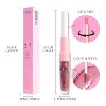 Kaely 2-in-1 Mauve Metallic Lipstick & Liner