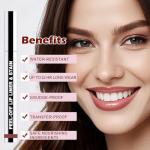 Long-lasting Rose Pink Lip Liner Stain with Tweezer