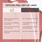 Peel Off Waterproof Lip Liner Trio Set