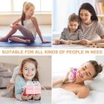 100 Pack Organic Tan Hair Ties, Ponytail Holders