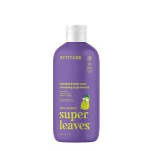 ATTITUDE Kids Shampoo & Body Wash, Vanilla & Pear