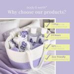 Lavender Spa Gift Baskets for Women - 11pcs