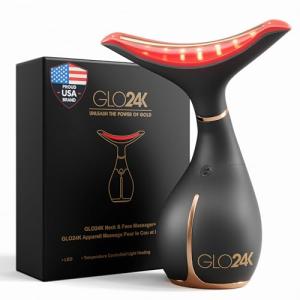 GLO24K Red Light Beauty Device for Face & Neck