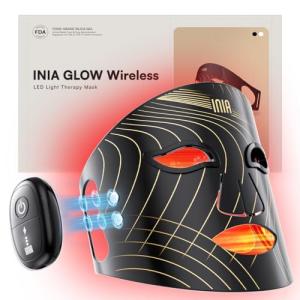 INIA Wireless LED Red Light Therapy Face Mask