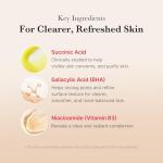 Exfoliating Toner Pads with Red Succinic Acid