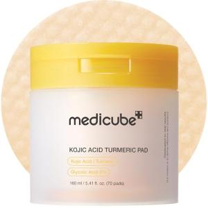 Kojic Acid Turmeric Toner Pads for Clear Skin