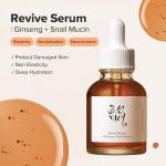Joseon Revive Snail Mucin Ginseng Serum, 30ml