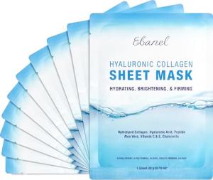 10 Pack Collagen Peptide Hydrating Face Masks