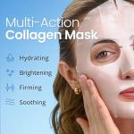 10 Pack Collagen Peptide Hydrating Face Masks