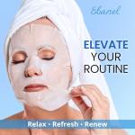 10 Pack Collagen Peptide Hydrating Face Masks